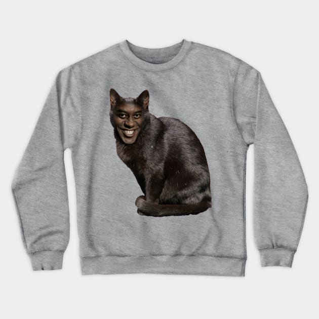 Ainsley Harriott Cat Crewneck Sweatshirt by SubtleSplit